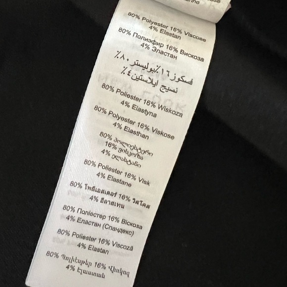 EUC New Look Black Elastic Waist Pleated A-Line Skater Mini Skirt Size UK 6 US 2 - Picture 8 of 10